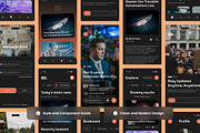 Ink - News Portal Mobile App Design, an App Template by twinstd (Thumbnail 3 of 5)