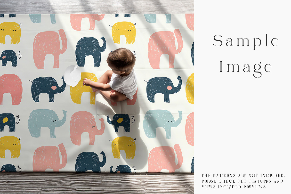 Baby Playmat Mockups 2 Shapes, a Product Mockup by mock-ups (Photo 50 of 50)