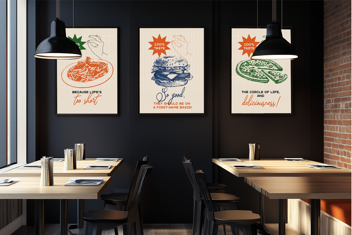 Savory Sketches & Posters, a Food Illustration by Elena Pimonova (Photo 4 of 8)