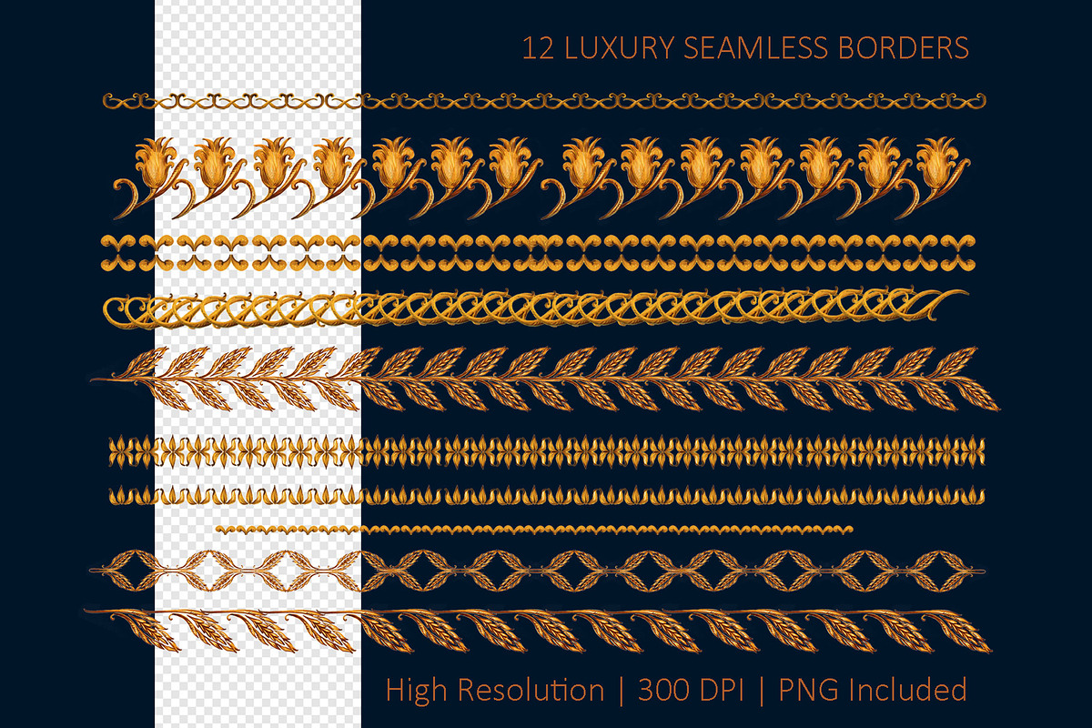 Celestial Gold: Arabic Patterns Kit, a Pattern Graphic by FineArt (Photo 4 of 5)