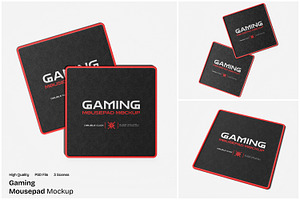 Gaming Mousepad Mockup, a Merchandise Mockup by Unerispace