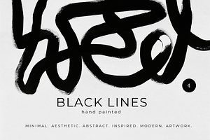 BLACK LINES PAINT