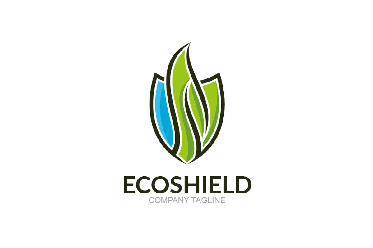 Eco Shield Logo Template, a Branding & Logo Template by Twelve.std (Photo 2 of 2)