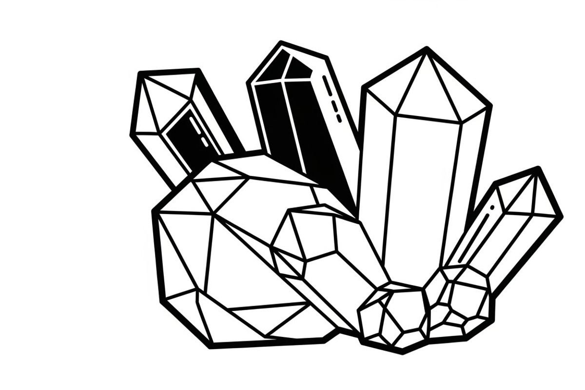 Beautiful crystal and gemstone, an Illustration by Amazin_art (Photo 3 of 25)