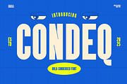 Condeq – Bold Condensed Display Font, a Sans Serif Font by Brand Earth (Thumbnail 1 of 7)