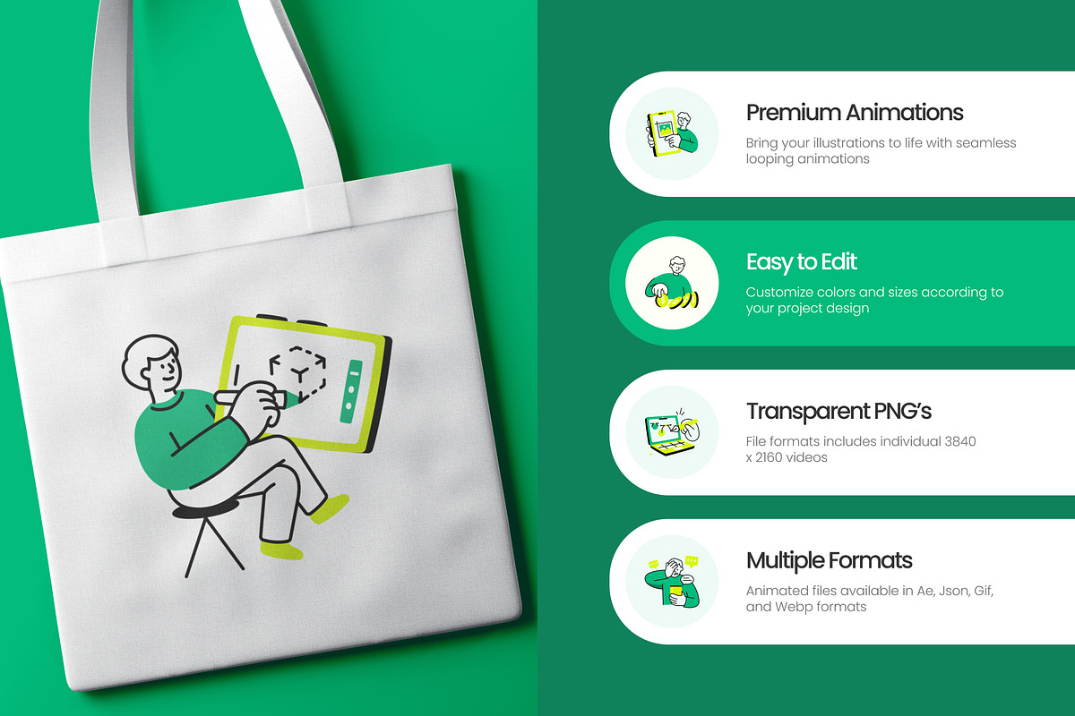 Animated Marketing & Growth Icons, a Duotone Icon by Prosymbols (Photo 2 of 4)