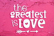Amore Valentine Font, a Font by Sabrina Schleiger Design (Thumbnail 3 of 4)
