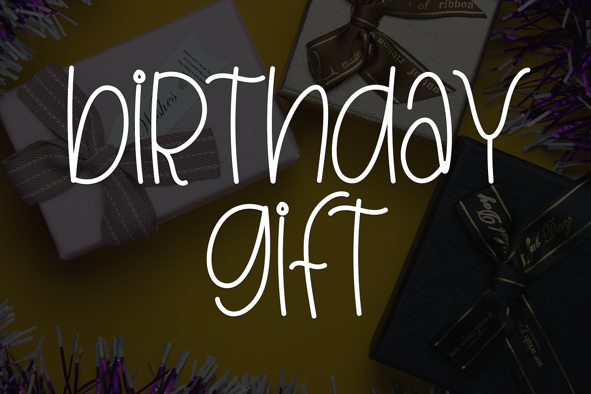 Magic Birthday, a Sans Serif Font by InermediaSTUDIO (Photo 7 of 8)