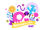 10 National Candy Day Illustration, a Food Illustration by denayunebgt (Thumbnail 4 of 4)