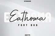 Eathoma | Font Duo, a Script Font by Jadatype.id (Thumbnail 1 of 8)