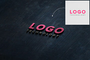 Logo mockup, a Product Mockup by shaman (Thumbnail 3 of 3)