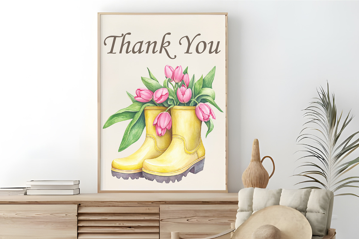 Spring Rain Boots and Umbrella Set, an Illustration by RobertsArt (Photo 5 of 5)