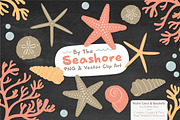 Antique Peach Vector Seashells, an Illustration by Amanda Ilkov (Thumbnail 3 of 5)