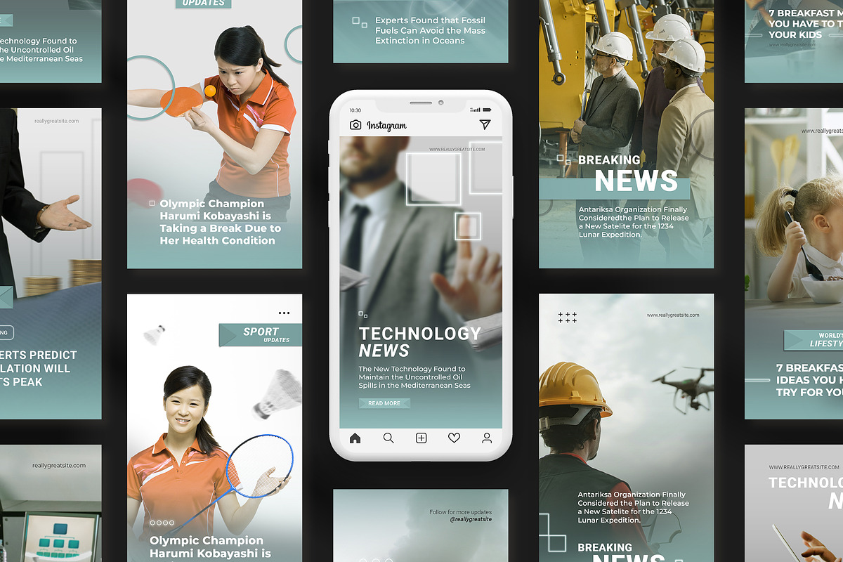 Photocentric Newsroom Instagram, a Social Media Template by peterdraw (Photo 9 of 10)