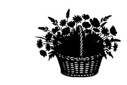 Charming flower basket wall art, an Illustration by Amazin_art (Thumbnail 20 of 32)
