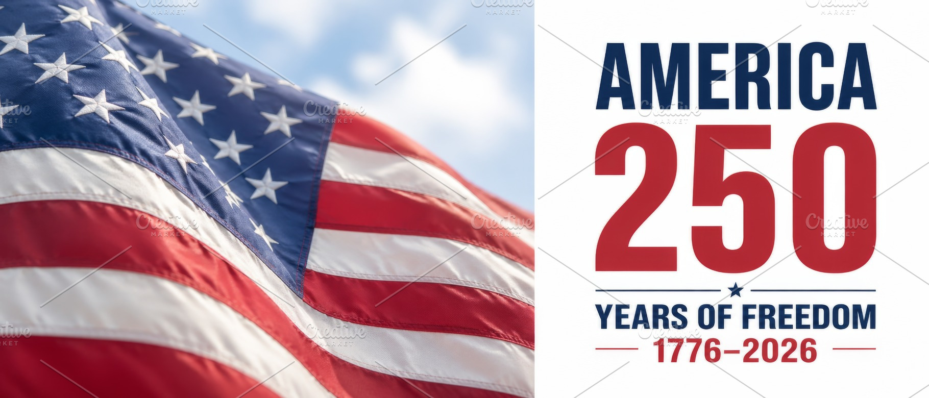 America 250 independence anniversary, a Photo by Dvoevnore photos