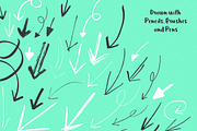 Handmade Vector Arrow Collection, an Object Graphic by Abbie May (Thumbnail 3 of 5)