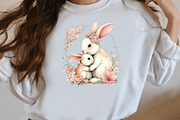 Whimsical Mother's Day Bunny Clipart, an Illustration by Designworld (Thumbnail 8 of 8)