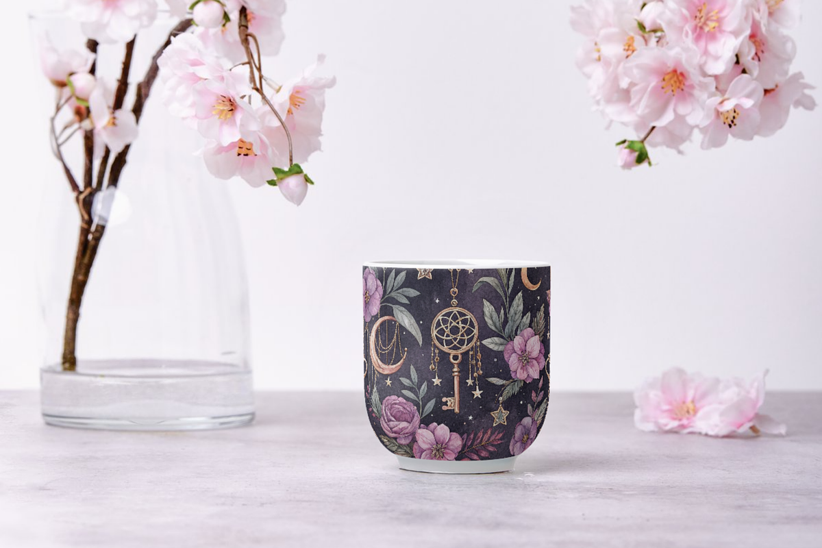 Cute Purple Flowers Pattern Bundle, a Pattern Graphic by FloridPrintables (Photo 8 of 9)