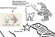 Rough Sketch Photoshop Action, an Action Add-On by Heather Green Designs (Thumbnail 7 of 10)