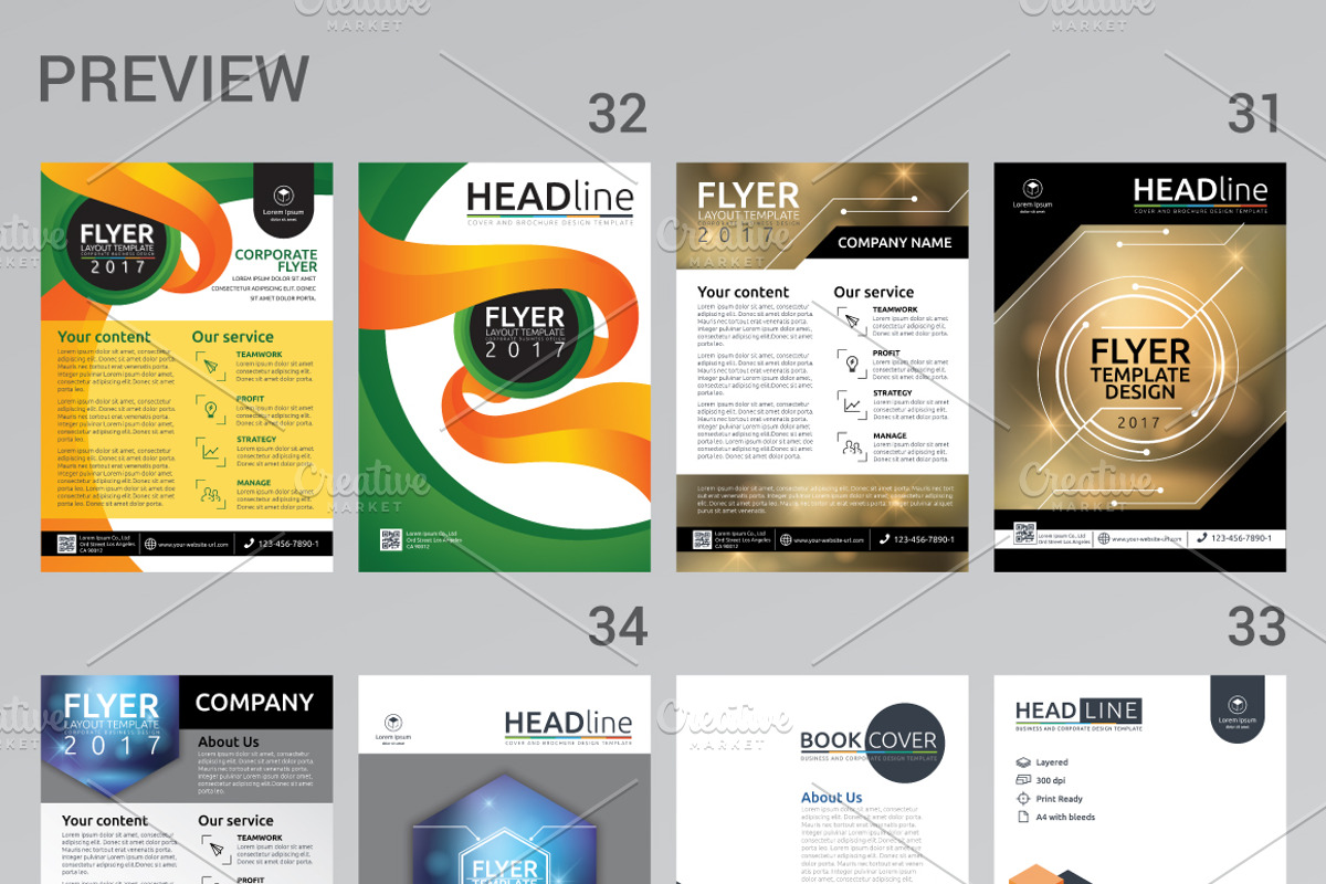 80 Multipurpose Cover & Flyer, a Flyer Template by Raftel (Photo 5 of 5)