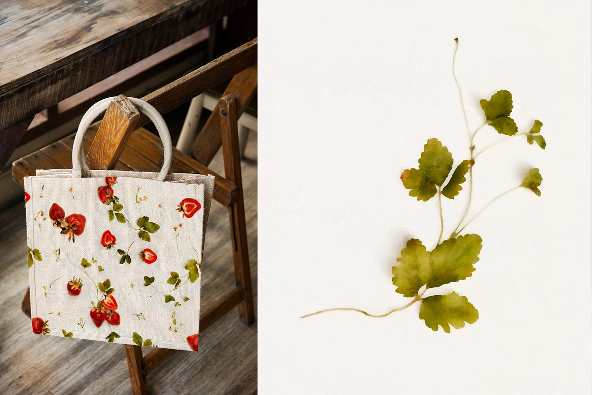 Juicy Strawberry: A Sweet and Summer, a Pattern Graphic by MouseGrey (Photo 5 of 8)