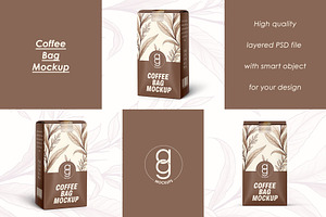 Coffee Bag Mockup