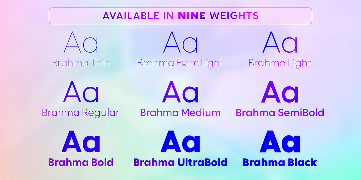 Brahma, a Sans Serif Font by Tall Chai (Photo 3 of 12)