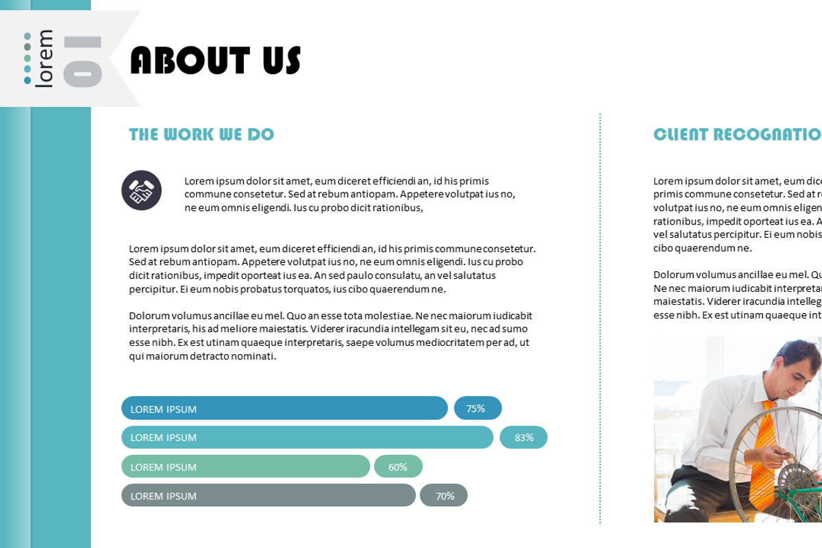 About Us PowerPoint Template, a Presentation Template by Yes Presentations