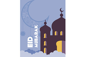 eid mubarak celebration, an Object Illustration by studiogstock