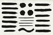 Vector set of 18 brush strokes, a Texture Graphic by Tori Design (Thumbnail 2 of 4)