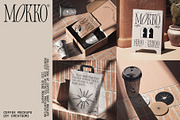 MOKKO - Coffee branding mockups, a Packaging Mockup by Creatoom (Thumbnail 1 of 14)