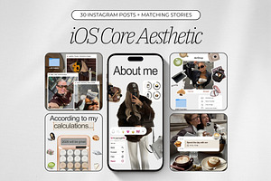 iOS Core Instagram Templates, a Social Media Template by ZenSocialDesigns