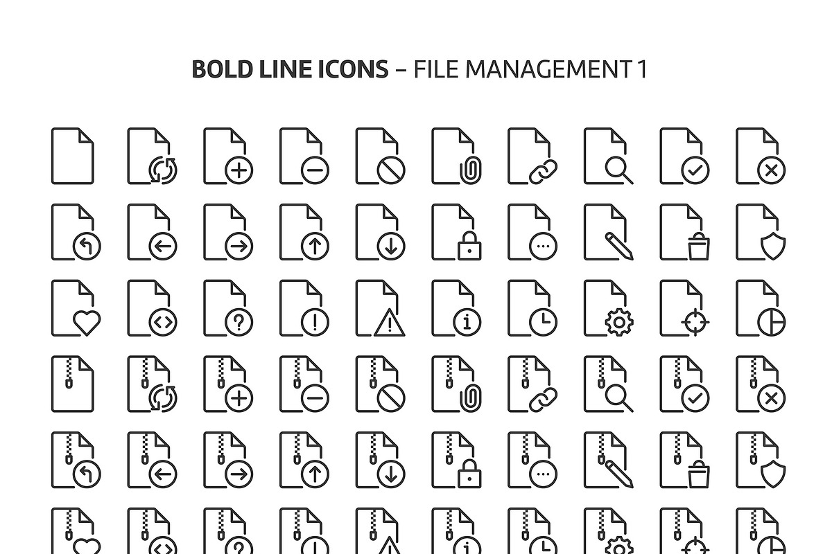 Bold Line Icons, an Outline Icon by Howcolour (Photo 144 of 151)