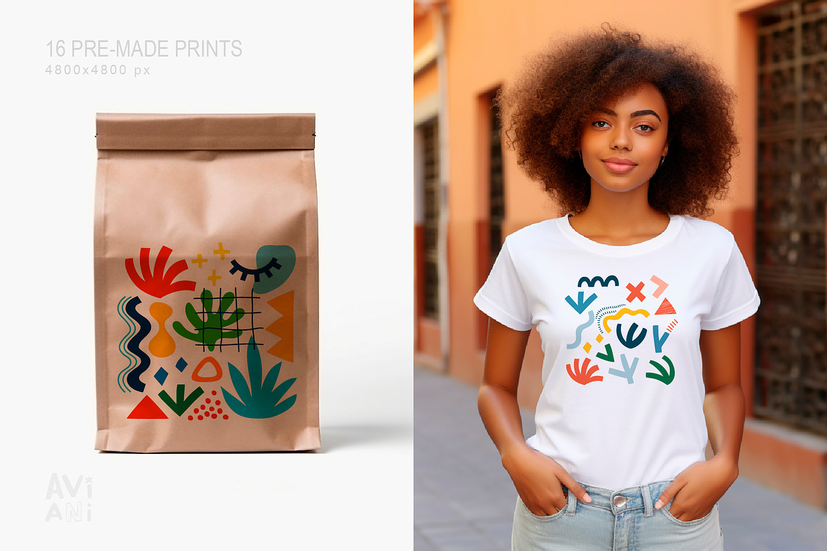 Abstract & Floral Shapes, an Illustration by Aviani (Photo 5 of 13)