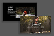 Brutal Creative Keynote, a Presentation Template by Infinity Vector Studio (Thumbnail 2 of 5)