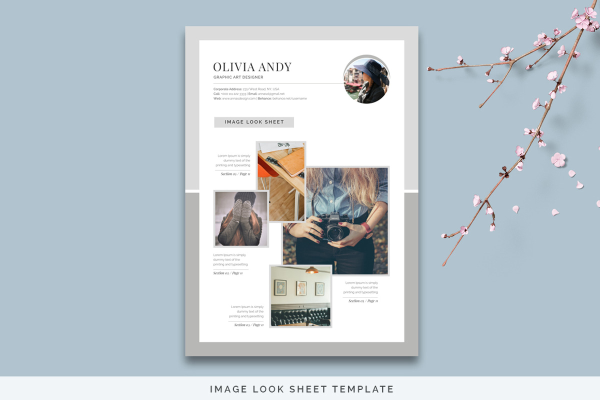 Resume Pack - Olivia, a Resume Template by Typography Prime (Photo 6 of 6)