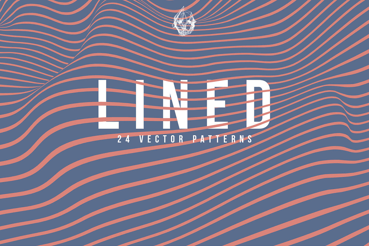 LINED - 24 Vector Patterns, an Object Graphic by Neo Ink Design (Photo 1 of 7)