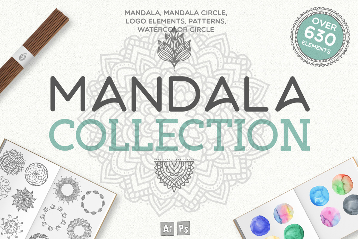 Mandala Collection [630 Elements], an Object Graphic by Julia Dreams (Photo 1 of 10)