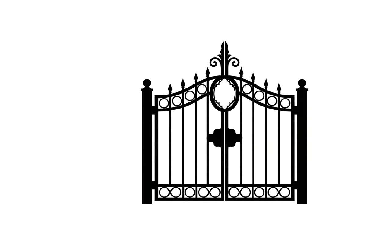 Ornate Iron Gate SVG Bundle, an Illustration by Designs_River (Photo 7 of 31)