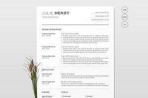 Resume Template / CV