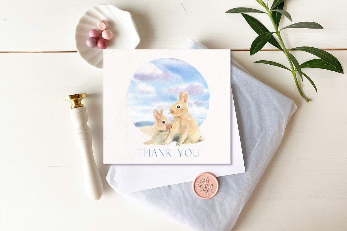 Hello Spring Watercolor ClipArt, an Animal Illustration by whiteheartdesign (Photo 7 of 24)