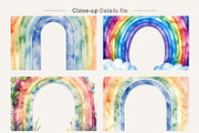 Boho Rainbow PNG Sublimation Bundle, an Illustration by Artnoy (Thumbnail 4 of 8)