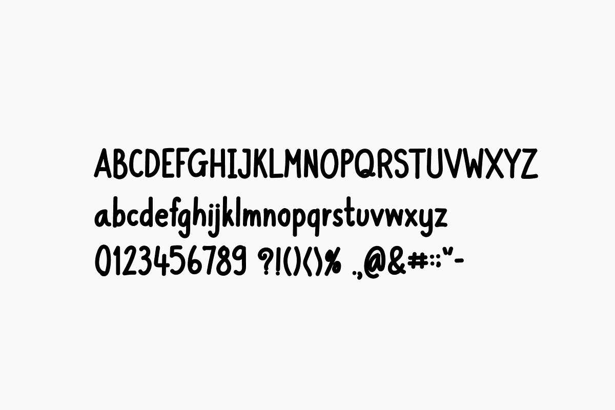 Round A, a Script Font by TKDoodle (Photo 3 of 8)