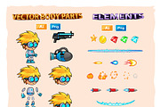 Henry 2D Game Sprites, an Illustration by DionArtworks (Thumbnail 2 of 3)
