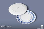 Plate Mockup, a Household Mockup by graphicsauce (Thumbnail 1 of 4)