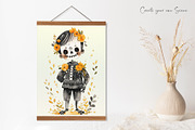 Watercolor Diá de Muertos Set, a Seasonal Illustration by Dazzling Art Boutique (Thumbnail 6 of 9)