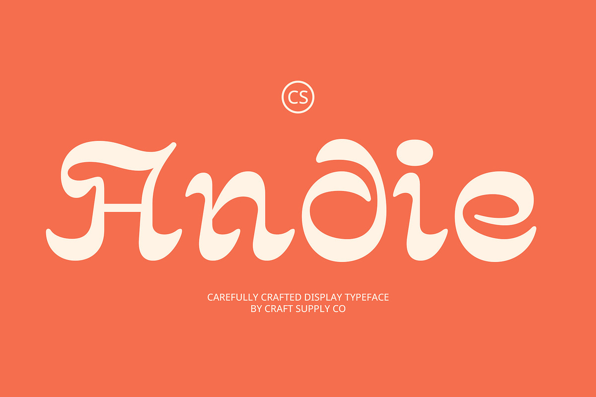 CS Andie – Trippy Font, a Blackletter Font by Craft Supply Co. (Photo 1 of 8)