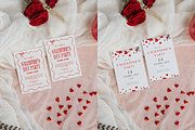 Valentine 2 Cards Mockup Roses, a Product Mockup by TatiMockup (Thumbnail 3 of 3)