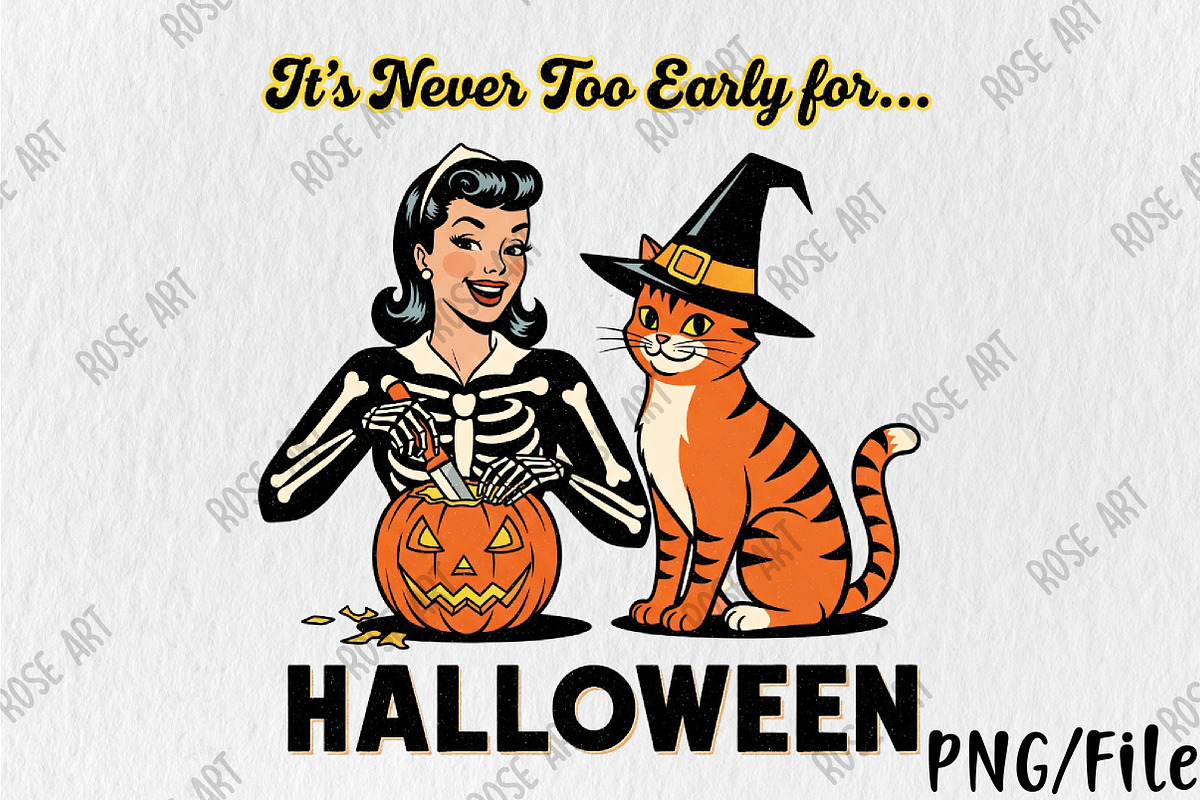 It’s Never Too Early for Halloween, a Seasonal Illustration by Rose Art (Photo 1 of 5)